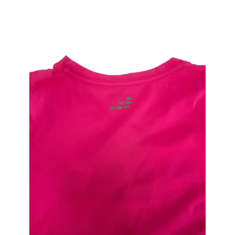 BCG Girls Pink Girl Power Short Sleeve Graphic T-Shirt Youth Size Large 12-14